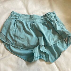 Light blue Lululemon shorts size 6